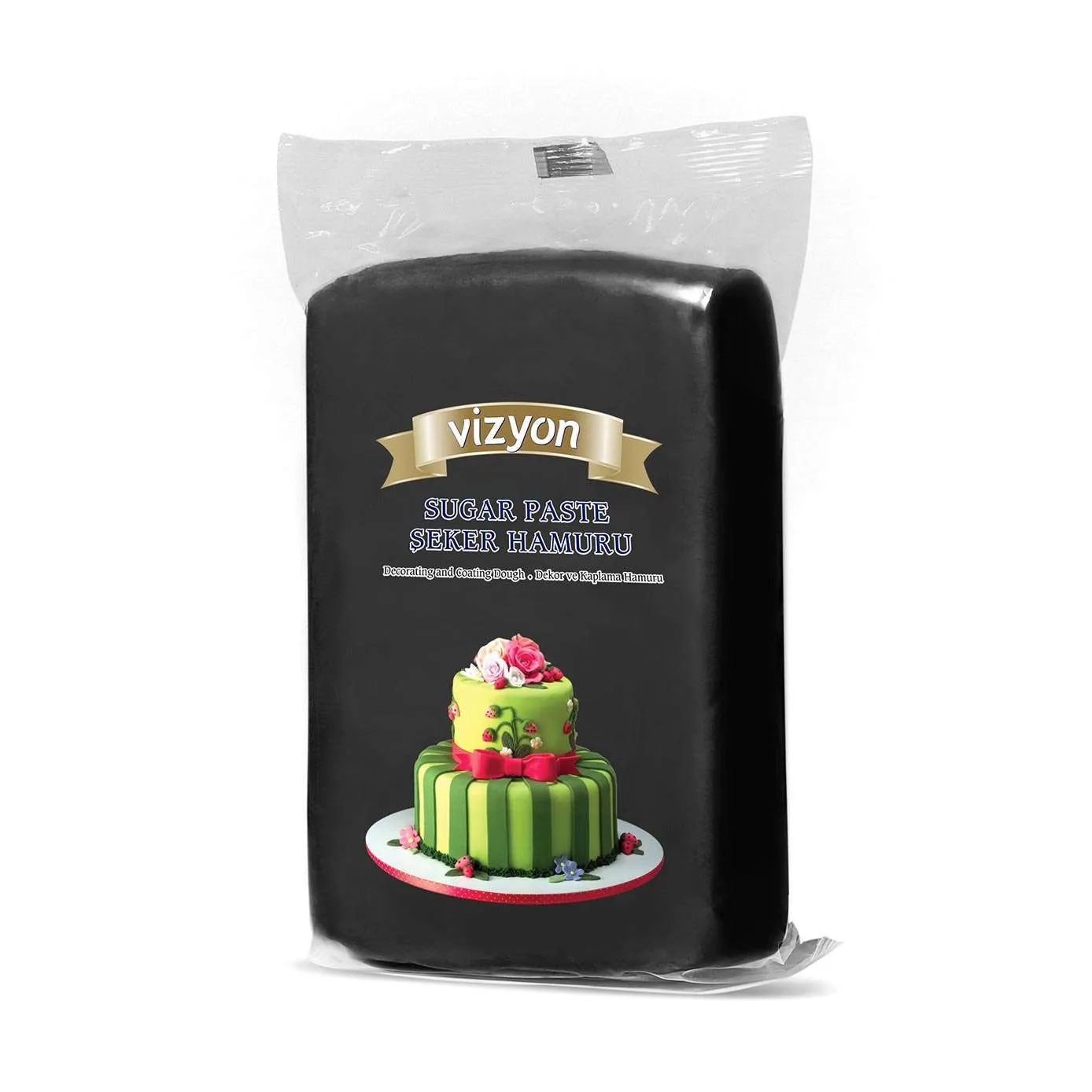 Vizyon Fondant, Black, 1kg