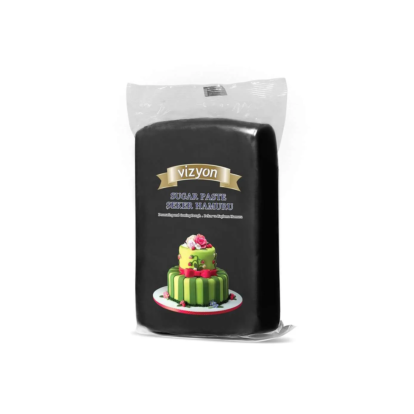 Vizyon Fondant, Black 250g